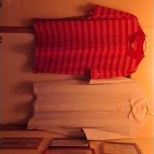 2x Nike golf short sleeves